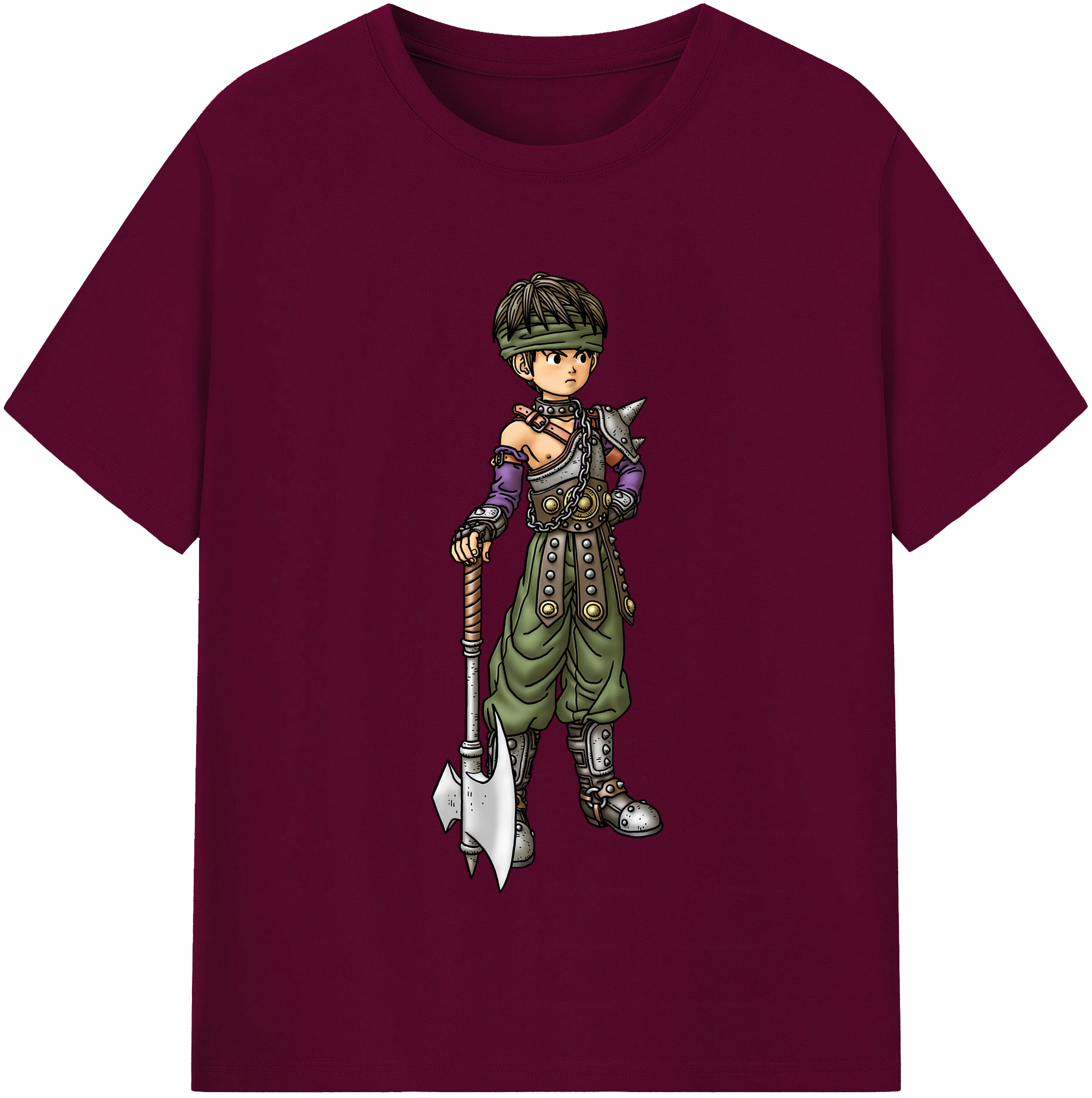 （画像用） ドラゴンクエスト Doragon Kuesuto Dragon Quest レディースカジュアルプリントTシャツ（綿100％）